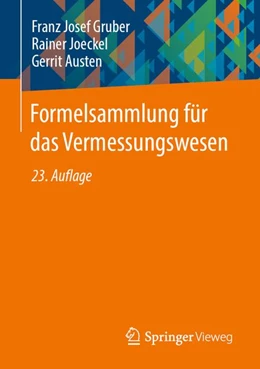 Abbildung von Gruber / Joeckel | Formelsammlung für das Vermessungswesen | 23. Auflage | 2026 | beck-shop.de