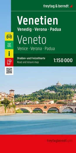 Abbildung von freytag & berndt Straßenkarte Venetien - Udine - Venedig - Padua 1:150.000 | 2. Auflage | 2026 | beck-shop.de