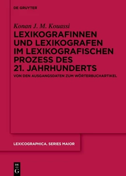 Abbildung von Kouassi | Lexikografinnen und Lexikografen im lexikografischen Prozess des 21. Jahrhunderts | 1. Auflage | 2026 | beck-shop.de