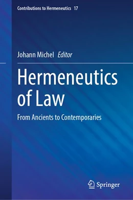Abbildung von Michel | Hermeneutics of Law | 1. Auflage | 2026 | beck-shop.de