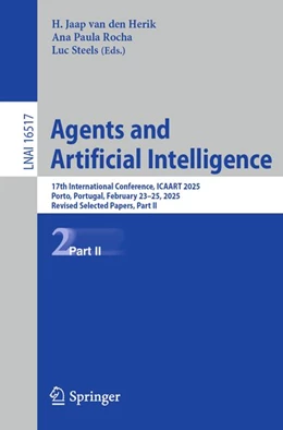 Abbildung von Rocha / Herik | Agents and Artificial Intelligence | 1. Auflage | 2026 | beck-shop.de
