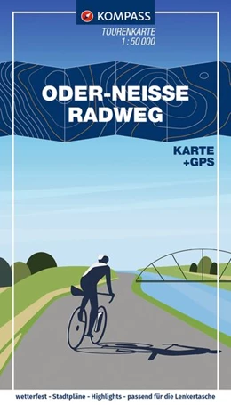 Abbildung von KOMPASS Fahrrad-Tourenkarte Oder-Neiße-Radweg 1:50.000 | 2. Auflage | 2026 | beck-shop.de