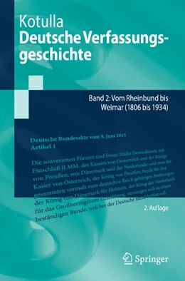 Abbildung von Kotulla | Deutsche Verfassungsgeschichte | 2. Auflage | 2026 | beck-shop.de