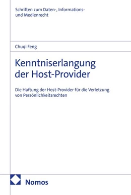 Abbildung von Feng | Kenntniserlangung der Host-Provider | 1. Auflage | 2026 | beck-shop.de