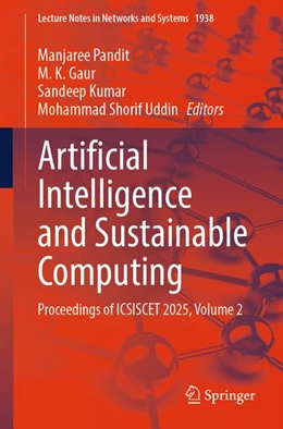 Abbildung von Pandit / Gaur | Artificial Intelligence and Sustainable Computing | 1. Auflage | 2026 | beck-shop.de