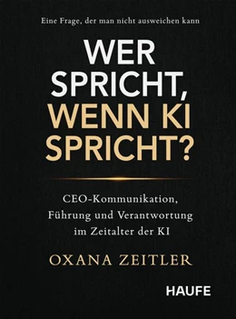 Abbildung von Zeitler | Wer spricht, wenn KI spricht? | 1. Auflage | 2026 | beck-shop.de