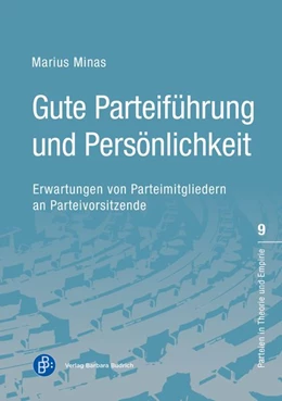Abbildung von Minas | Gute Parteiführung und Persönlichkeit | 1. Auflage | 2026 | beck-shop.de