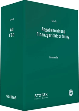 Abbildung von Beermann / Gosch | Abgabenordnung Finanzgerichtsordnung • mit Aktualisierungsservice | 1. Auflage | 2018 | beck-shop.de