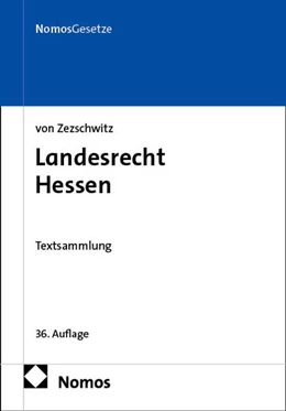 Abbildung von Zezschwitz | Landesrecht Hessen | 36. Auflage | 2026 | beck-shop.de