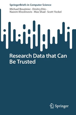 Abbildung von Bouzinier / Etin | Research Data that Can Be Trusted | 1. Auflage | 2026 | beck-shop.de