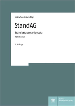 Abbildung von Smeddinck | StandAG | 2. Auflage | 2026 | beck-shop.de