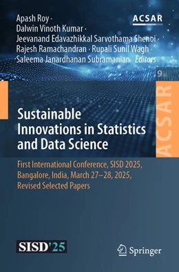 Abbildung von Roy / Vinoth Kumar | Sustainable Innovations in Statistics and Data Science | 1. Auflage | 2026 | beck-shop.de