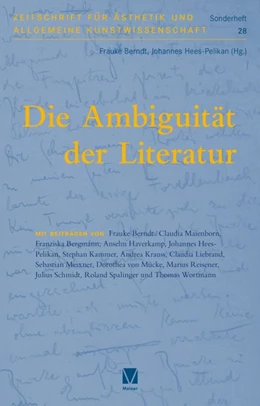 Abbildung von Berndt / Hees - Pelikan | Die Ambiguität der Literatur | 1. Auflage | 2026 | beck-shop.de