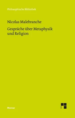 Abbildung von Malebranche / Ehrenberg | Gespräche über Metaphysik und Religion | 1. Auflage | 2026 | beck-shop.de