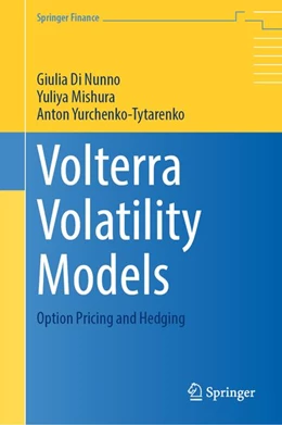 Abbildung von Di Nunno / Mishura | Volterra Volatility Models | 1. Auflage | 2026 | beck-shop.de