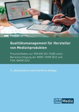 Abbildung von Stender | Qualitätsmanagement für Hersteller von Medizinprodukten - Buch mit E-Book | 3. Auflage | 2026 | beck-shop.de