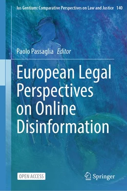 Abbildung von Passaglia | European Legal Perspectives on Online Disinformation | 1. Auflage | 2026 | beck-shop.de