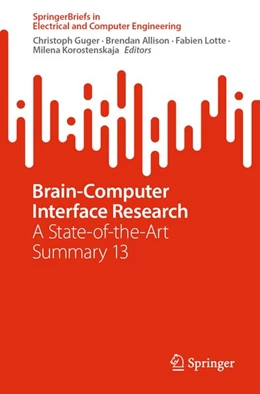 Abbildung von Allison / Guger | Brain-Computer Interface Research | 1. Auflage | 2026 | beck-shop.de