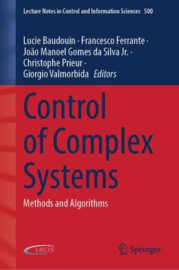 Abbildung von Prieur / Ferrante | Control of Complex Systems | 1. Auflage | 2026 | beck-shop.de