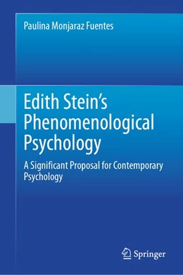 Abbildung von Monjaraz Fuentes | Edith Stein's Phenomenological Psychology | 1. Auflage | 2026 | beck-shop.de