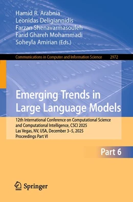 Abbildung von Ghareh Mohammadi / Shenavarmasouleh | Emerging Trends in Large Language Models | 1. Auflage | 2026 | beck-shop.de