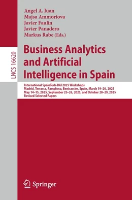 Abbildung von Juan / Faulin | Business Analytics and Artificial Intelligence in Spain | 1. Auflage | 2026 | beck-shop.de