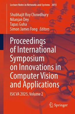 Abbildung von Dey / Roy Chowdhury | Proceedings of International Symposium on Innovations in Computer Vision and Applications | 1. Auflage | 2026 | beck-shop.de