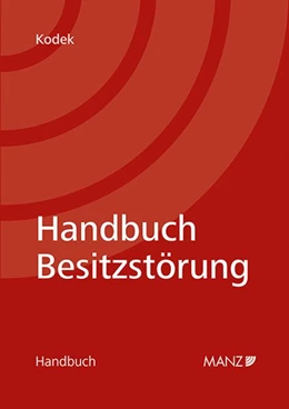 Abbildung von Kodek | Handbuch Besitzstörung | 1. Auflage | 2026 | beck-shop.de