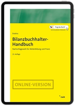 Abbildung von Endriss | Bilanzbuchhalter-Handbuch | 15. Auflage | 2026 | beck-shop.de