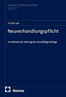 Abbildung von Lee | Neuverhandlungspflicht | 1. Auflage | 2026 | beck-shop.de