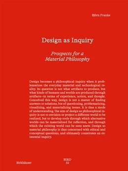 Abbildung von Franke | Design as Inquiry | 1. Auflage | 2026 | 32 | beck-shop.de
