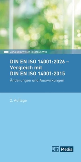 Abbildung von Pocket DIN EN ISO 14001:2026 - Vergleich mit DIN EN ISO 14001:2015, Änderungen und Auswirkungen | 2. Auflage | 2026 | beck-shop.de