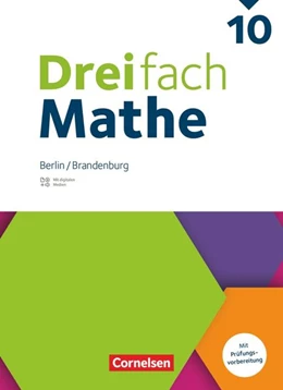 Abbildung von Dreifach Mathe 10. Schuljahr - Berlin und Brandenburg - Schulbuch - Mit digitalen Hilfen, Erklärfilmen und Wortvertonungen | 1. Auflage | 2026 | beck-shop.de