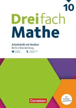 Abbildung von Dreifach Mathe 10. Schuljahr - Berlin und Brandenburg - Arbeitsheft mit Medien und Lösungen - Inkl. Erklärvideos und interaktiven Übungen | 1. Auflage | 2026 | beck-shop.de
