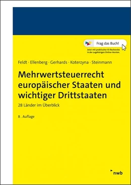 Abbildung von Feldt / Ellenberg | Mehrwertsteuerrecht europäischer Staaten und wichtiger Drittstaaten | 8. Auflage | 2026 | beck-shop.de