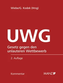 Abbildung von Wiebe / Kodek | Kommentar zum UWG 2.Auflage | 2. Auflage | 2026 | beck-shop.de