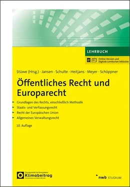 Abbildung von Stüwe / Jansen | Öffentliches Recht und Europarecht | 10. Auflage | 2027 | beck-shop.de