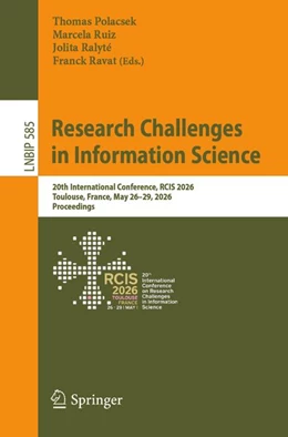 Abbildung von Polacsek / Ruiz | Research Challenges in Information Science | 1. Auflage | 2026 | beck-shop.de