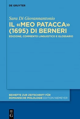 Abbildung von Di Giovannantonio | Il «Meo Patacca» (1695) di Berneri | 1. Auflage | 2026 | 515 | beck-shop.de