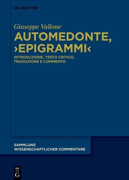 Abbildung von Vallone | Automedonte, ›Epigrammi‹ | 1. Auflage | 2026 | beck-shop.de