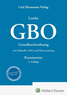 Abbildung von Lemke | GBO - Kommentar | 4. Auflage | 2026 | beck-shop.de