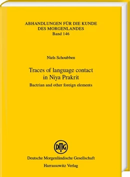 Abbildung von Schoubben | Traces of language contact in Niya Prakrit | 1. Auflage | 2026 | 146 | beck-shop.de