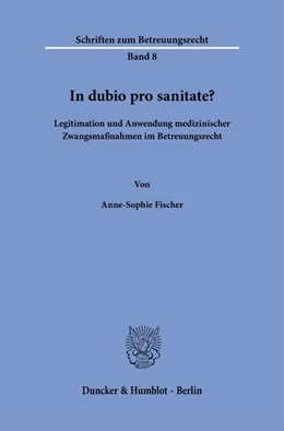 Abbildung von Fischer | In dubio pro sanitate? | 1. Auflage | 2026 | beck-shop.de