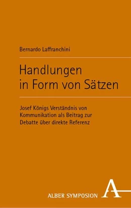 Abbildung von Laffranchini | Handlungen in Form von Sätzen | 1. Auflage | 2026 | beck-shop.de