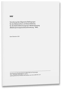 Abbildung von NAV Strom – Niederspannungsanschlussverordnung | 1. Auflage | 2026 | beck-shop.de
