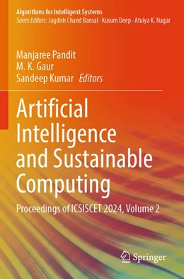 Abbildung von Pandit / Gaur | Artificial Intelligence and Sustainable Computing | 1. Auflage | 2026 | beck-shop.de