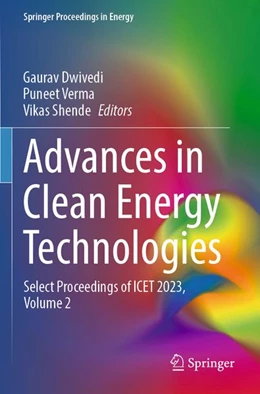 Abbildung von Dwivedi / Verma | Advances in Clean Energy Technologies | 1. Auflage | 2026 | beck-shop.de