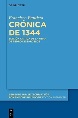 Abbildung von Bautista | Crónica de 1344 | 1. Auflage | 2026 | 517 | beck-shop.de