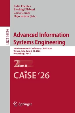 Abbildung von Fuentes / Plebani | Advanced Information Systems Engineering | 1. Auflage | 2026 | beck-shop.de