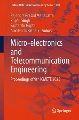 Abbildung von Mahapatra / Singh | Micro-electronics and Telecommunication Engineering | 1. Auflage | 2026 | beck-shop.de